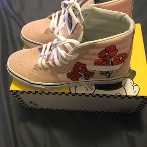 Minnie and Mickey Sk8-Hi Vans